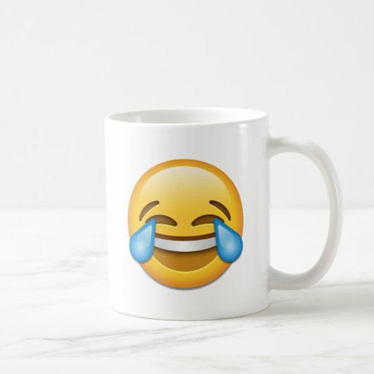 Tränen über Joy emoji lustig Kaffeetasse (Rechts)