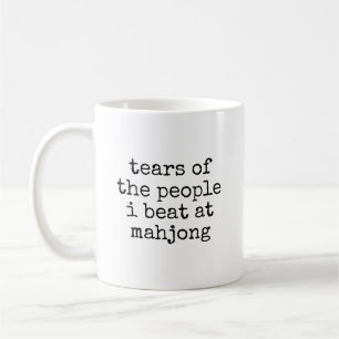 Tränen von Leuten, die ich bei Mahjong-Liebhaber l Kaffeetasse
