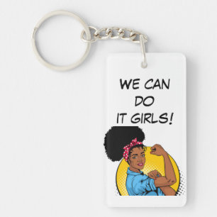 Tränenk Keyring - We can do it girls! Schlüsselanhänger