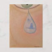 Tränenkarte Postkarte (Vorderseite)