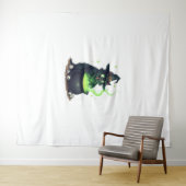 Tränenkatze Wandteppich (Beispiel (Horizontal))