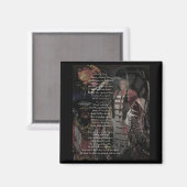 Tränenspur Magnet (Vorderseite/Rückseite)