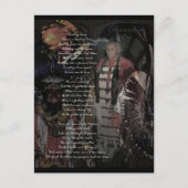 Tränenspur Postkarte (Vorderseite)