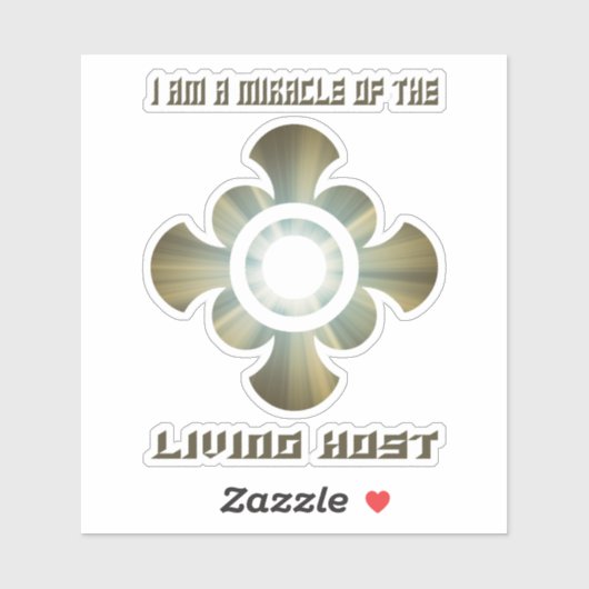 Tranfundierung im Heiligen Eucharisten Aufkleber (Blatt)