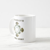 Tranfundierung im Heiligen Eucharisten Kaffeetasse (Vorderseite Links)