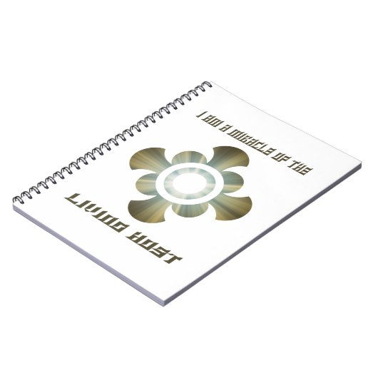 Tranfundierung im Heiligen Eucharisten Notizblock (Linke Seite)