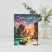 Trang-Inseln Thailand Postkarte (Stehend Vorderseite)