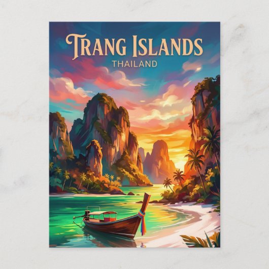 Trang-Inseln Thailand Postkarte (Vorderseite)