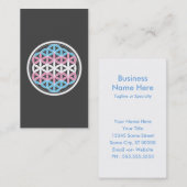 tranHeilige Geometrie Visitenkarte (Vorne/Hinten)