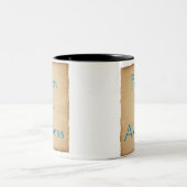 Trank der Wachsamkeits-Tasse (Papyrus, Pergament) Zweifarbige Tasse (Mittel)