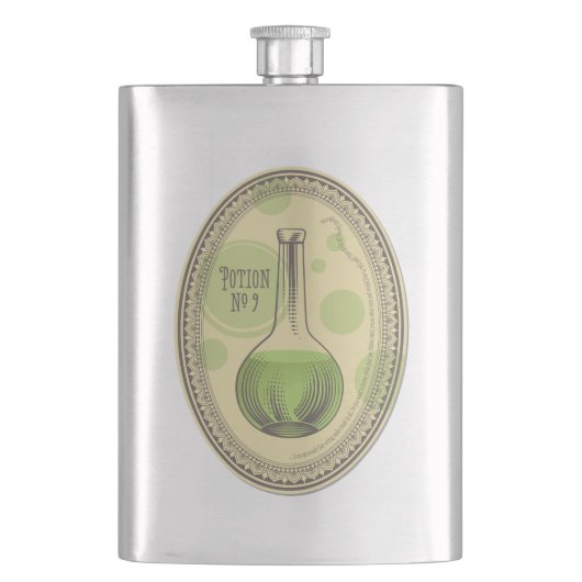 Trank Nr. 9 Flasche Flachmann (Vorderseite)