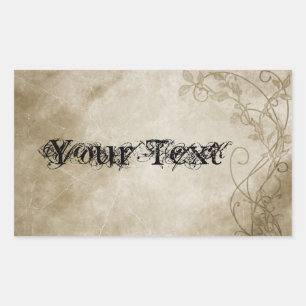 Trank Rechteckiger Aufkleber