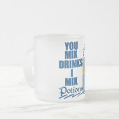 Trank-Trinker Mattglastasse (Vorderseite Links)