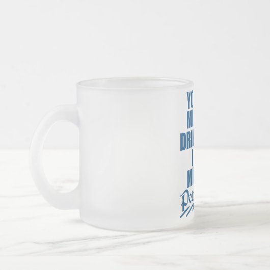 Trank-Trinker Mattglastasse (Links)