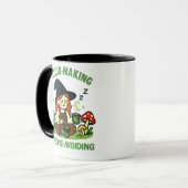 Trankbrauen & Menschenvermeiden – Lustige Hexe Tasse (Vorderseite Links)