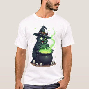 Trankbrauende Katze T-Shirt