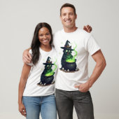 Trankbrauende Katze T-Shirt (Unisex)