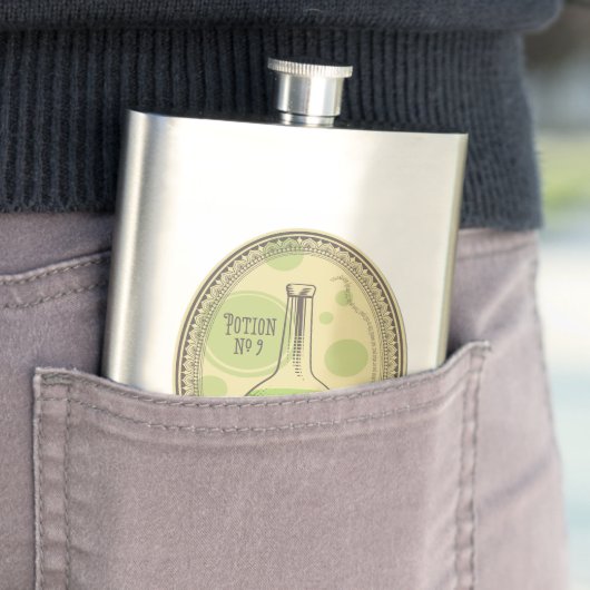 Tränke Nr. 9 Kolben Flachmann (Beispiel)