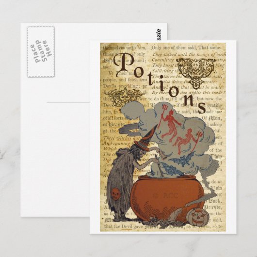 Tränke Postkarte (Vorne/Hinten)