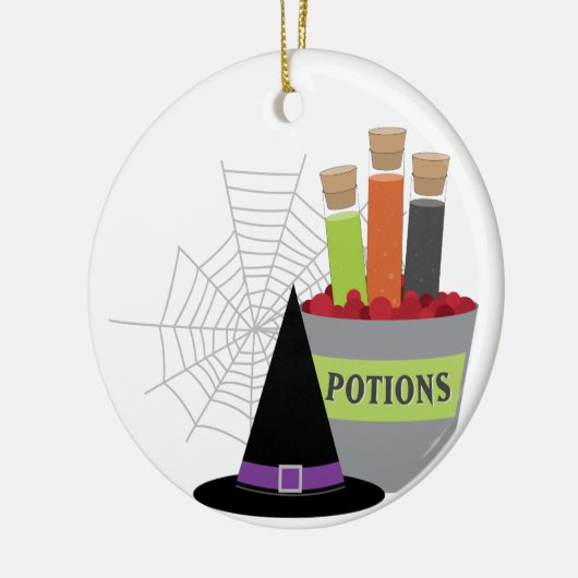 Tränke und Tränen Keramik Ornament (Links)