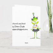 Tränken Sie es oben - Gruß-Karte Karte (Rückseite)