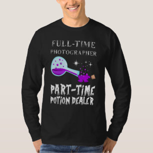Trankflasche Gothic Fotograf Kostüm Halloween T-Shirt