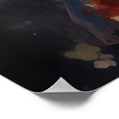 Tranquides: Eine Wasserfarbensymphonie Poster (Ecke)