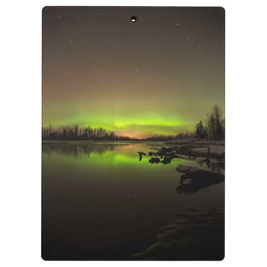 Tranquil Aurora Klemmbrett (Rückseite)