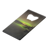 Tranquil Aurora Kreditkartenflaschenöffner (Rückseite Schrägansicht)