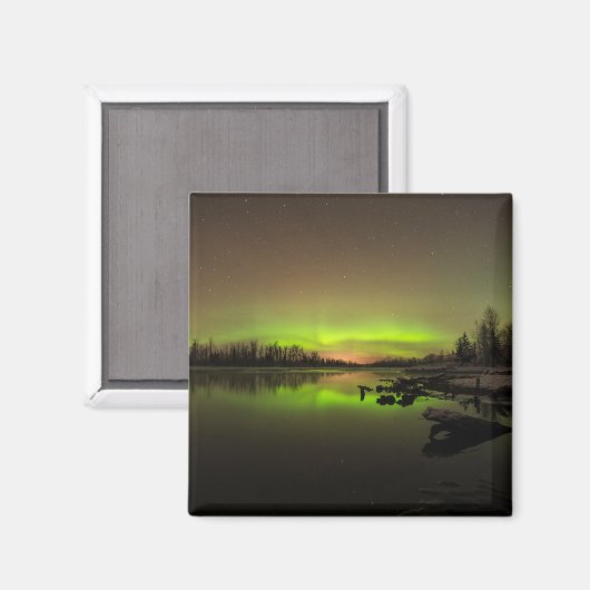 Tranquil Aurora Magnet (Vorderseite/Rückseite)