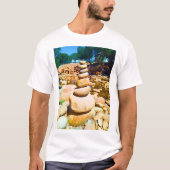 Tranquil Balance of Rocks : Eester Rivier T-Shirt (Vorderseite)