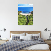 Tranquil Beach at the River Mouth – Wild Nature La Leinwanddruck (Insitu (Schlafzimmer))