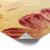 Tranquil Beige Pink Gita Peace Anger Desire Print Poster (Ecke)