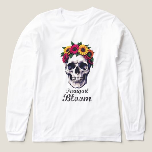 Tranquil Bloom Tri-Blend Shirt (Design Vorderseite)