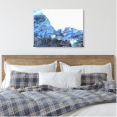 "Tranquil Blue" Kunstdrucke Canvas Leinwanddruck (Insitu (Schlafzimmer))