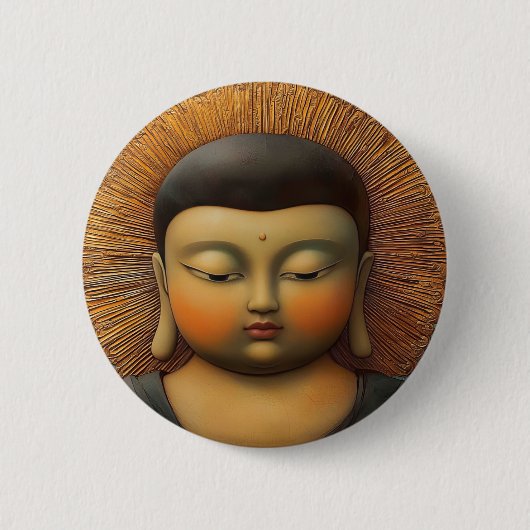 Tranquil Buddha Button (Vorderseite)