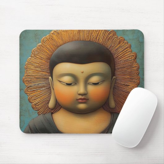 Tranquil Buddha Mousepad (Mit Mouse)