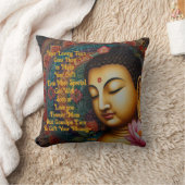 Tranquil Buddha Personalisierte Nachricht - Zen-Ge Kissen (Decke)