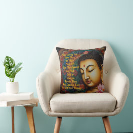 Tranquil Buddha Personalisierte Nachricht - Zen-Ge Kissen