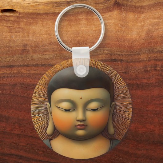 Tranquil Buddha Schlüsselanhänger (Vorderseite)
