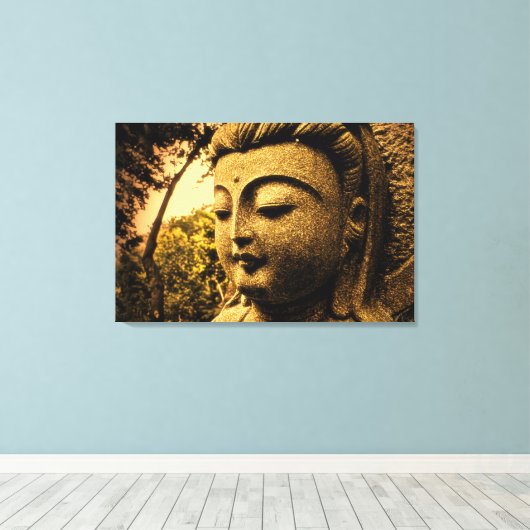Tranquil Buddha Wrapped Canvas Leinwanddruck (Insitu (Holzboden))