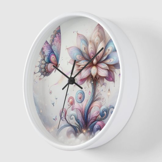 Tranquil Butterfly Timepiece Uhr (Winkel)