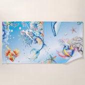 Tranquil Depths Strandtuch (Vorderseite)