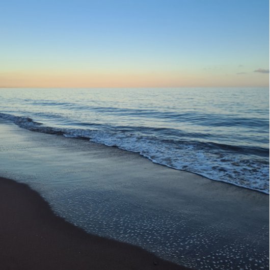 Tranquil Devon Sunset Beach Notebook Notizblock