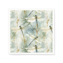 Tranquil Dragonfly Weißfarbenpapier