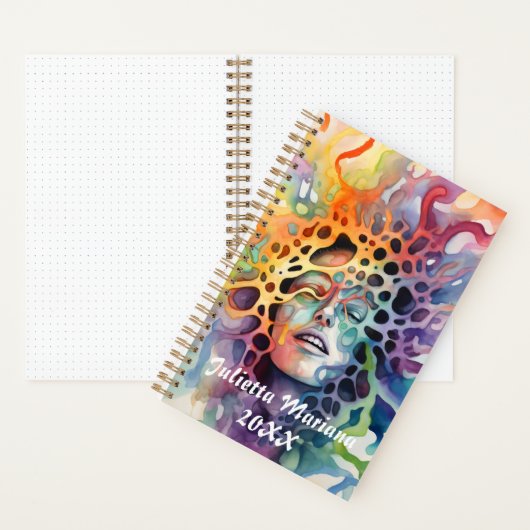 Tranquil Dynamo Individuelle Name Notizblock (Innen)