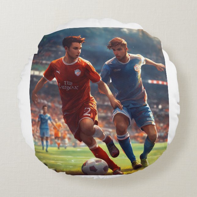 "Tranquil Falls" Rundes Kissen (Vorderseite)