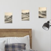 Tranquil Fields – Japanese Countryside Vintage Art Bilderwand Sets (Schlafzimmer)