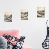 Tranquil Fields – Japanese Countryside Vintage Art Bilderwand Sets (Wohnzimmer)