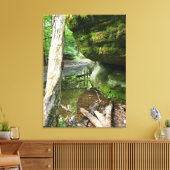 Tranquil Forest Canvas Print | Real Landscape Leinwanddruck (Insitu (Wohnzimmer))